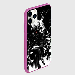Чехол iPhone 11 Pro матовый Dead by Daylight, цвет: 3D-фиолетовый — фото 2