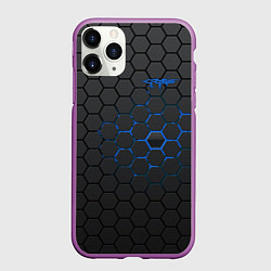Чехол iPhone 11 Pro матовый Crysis, цвет: 3D-фиолетовый