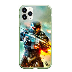 Чехол iPhone 11 Pro матовый CRYSIS
