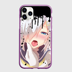 Чехол iPhone 11 Pro матовый AHEGAO, цвет: 3D-фиолетовый