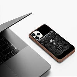 Чехол iPhone 11 Pro матовый Pantera, цвет: 3D-коричневый — фото 2