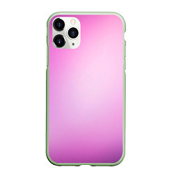 Чехол iPhone 11 Pro матовый Нежный фиолет, цвет: 3D-салатовый