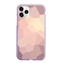 Чехол iPhone 11 Pro матовый Пикси кристаллы, цвет: 3D-светло-сиреневый