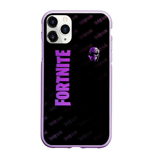 Чехол iPhone 11 Pro матовый Трэвис Скотт / 3D-Сиреневый – фото 1