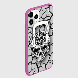 Чехол iPhone 11 Pro матовый No pain no gain, цвет: 3D-фиолетовый — фото 2