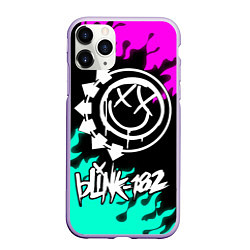 Чехол iPhone 11 Pro матовый Blink-182 5, цвет: 3D-светло-сиреневый