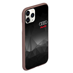 Чехол iPhone 11 Pro матовый AUDI, цвет: 3D-коричневый — фото 2