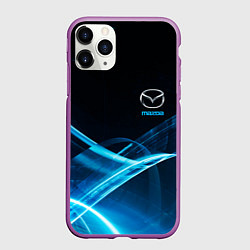 Чехол iPhone 11 Pro матовый MAZDA, цвет: 3D-фиолетовый