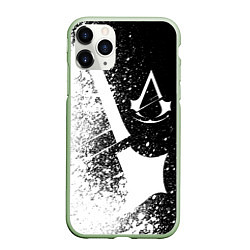 Чехол iPhone 11 Pro матовый Assassin’s Creed 03, цвет: 3D-салатовый