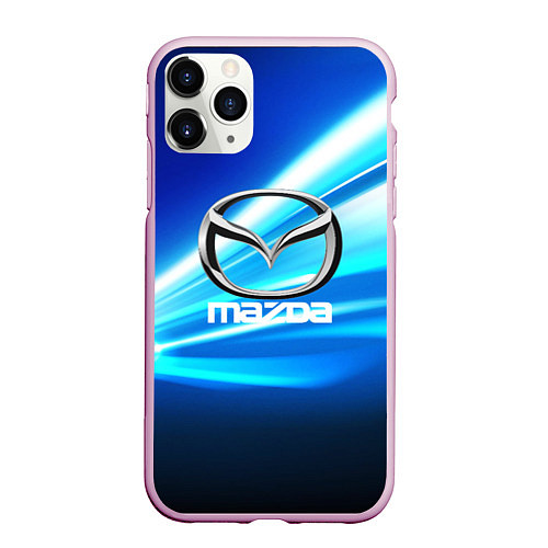 Чехол iPhone 11 Pro матовый MAZDA / 3D-Розовый – фото 1