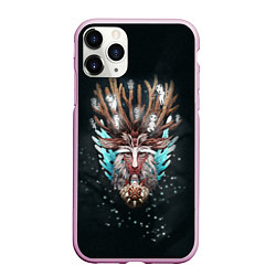 Чехол iPhone 11 Pro матовый Princess Mononoke, цвет: 3D-розовый