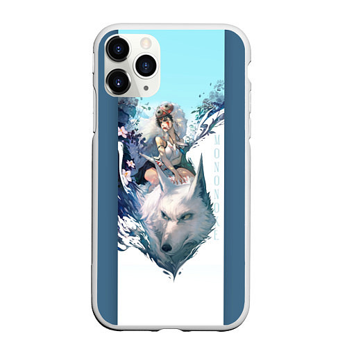 Чехол iPhone 11 Pro матовый Mononoke / 3D-Белый – фото 1