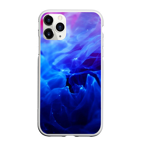 Чехол iPhone 11 Pro матовый Fire / 3D-Белый – фото 1
