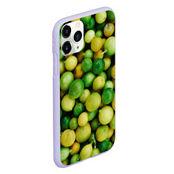 Чехол iPhone 11 Pro матовый Цытрусы, цвет: 3D-светло-сиреневый — фото 2