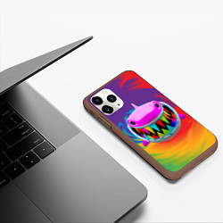 Чехол iPhone 11 Pro матовый 6IX9INE- GOOBA, цвет: 3D-коричневый — фото 2