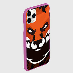 Чехол iPhone 11 Pro матовый Зверь, цвет: 3D-фиолетовый — фото 2