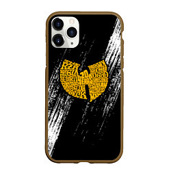 Чехол iPhone 11 Pro матовый Wu-Tang Clan, цвет: 3D-коричневый