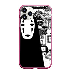 Чехол iPhone 11 Pro матовый No-Face Spirited Away Ghibli