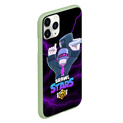 Чехол iPhone 11 Pro матовый BRAWL STARS DJ FRANK, цвет: 3D-салатовый — фото 2