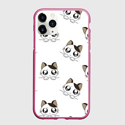 Чехол iPhone 11 Pro матовый Котята