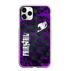 Чехол iPhone 11 Pro матовый FAIRY TAIL, цвет: 3D-розовый