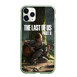 Чехол iPhone 11 Pro матовый The Last of Us part 2, цвет: 3D-салатовый