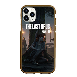 Чехол iPhone 11 Pro матовый The Last of Us part 2, цвет: 3D-коричневый