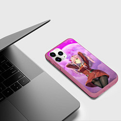Чехол iPhone 11 Pro матовый Darling, цвет: 3D-малиновый — фото 2