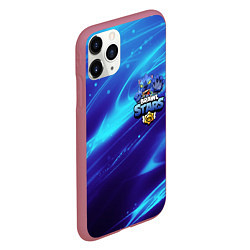 Чехол iPhone 11 Pro матовый LEON BRAWL STARS, цвет: 3D-малиновый — фото 2