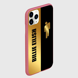 Чехол iPhone 11 Pro матовый Billie Eilish Gold, цвет: 3D-малиновый — фото 2