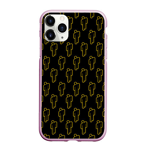 Чехол iPhone 11 Pro матовый BILLIE EILISH / 3D-Розовый – фото 1