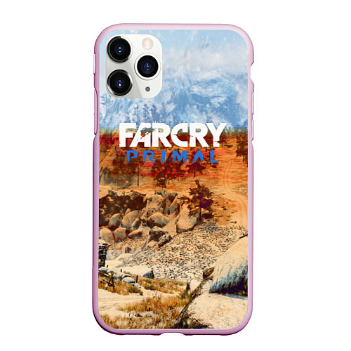 Чехол iPhone 11 Pro матовый FARCRY:PRIMAL / 3D-Розовый – фото 1