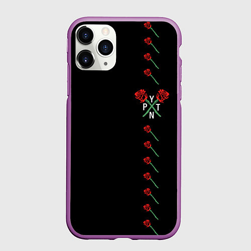 Чехол iPhone 11 Pro матовый Payton Moormeier / 3D-Фиолетовый – фото 1