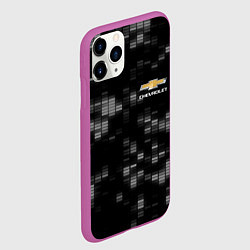 Чехол iPhone 11 Pro матовый CHEVROLET, цвет: 3D-фиолетовый — фото 2