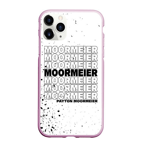 Чехол iPhone 11 Pro матовый PAYTON MOORMEIER - ТИКТОК / 3D-Розовый – фото 1