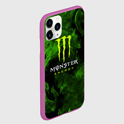 Чехол iPhone 11 Pro матовый MONSTER ENERGY, цвет: 3D-фиолетовый — фото 2
