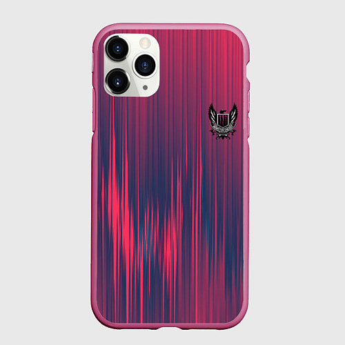 Чехол iPhone 11 Pro матовый MONSTER ENERGY Z / 3D-Малиновый – фото 1
