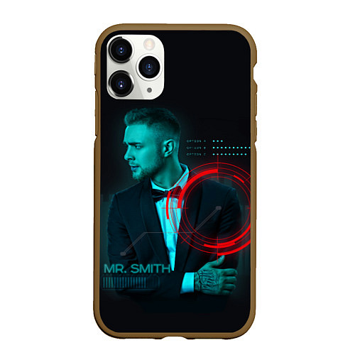 Чехол iPhone 11 Pro матовый Егор Крид Mr Smith / 3D-Коричневый – фото 1