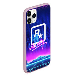 Чехол iPhone 11 Pro матовый GRAND THEFT AUTO, цвет: 3D-розовый — фото 2