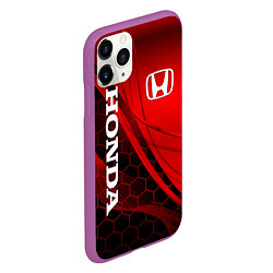 Чехол iPhone 11 Pro матовый HONDA, цвет: 3D-фиолетовый — фото 2