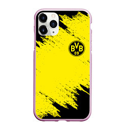 Чехол iPhone 11 Pro матовый BORUSSIA, цвет: 3D-розовый