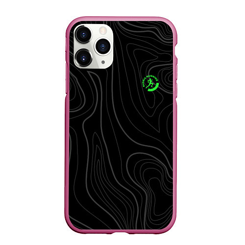 Чехол iPhone 11 Pro матовый Who Run the World / 3D-Малиновый – фото 1