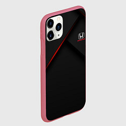 Чехол iPhone 11 Pro матовый HONDA Z, цвет: 3D-малиновый — фото 2