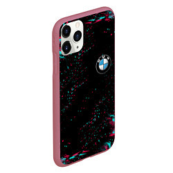 Чехол iPhone 11 Pro матовый BMW, цвет: 3D-малиновый — фото 2