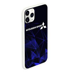 Чехол iPhone 11 Pro матовый MITSUBISHI, цвет: 3D-белый — фото 2