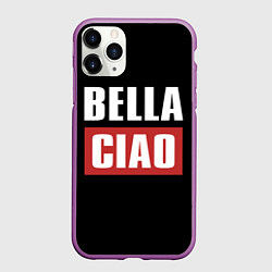 Чехол iPhone 11 Pro матовый Bella Ciao, цвет: 3D-фиолетовый