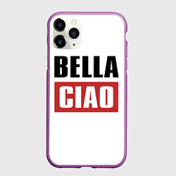 Чехол iPhone 11 Pro матовый Bella Ciao, цвет: 3D-фиолетовый
