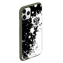 Чехол iPhone 11 Pro матовый Россия, цвет: 3D-темно-зеленый — фото 2