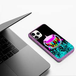 Чехол iPhone 11 Pro матовый 6IX9INE, цвет: 3D-фиолетовый — фото 2