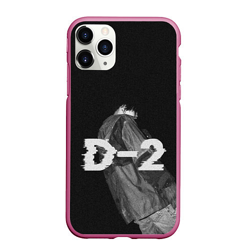 Чехол iPhone 11 Pro матовый Agust D D-2 by BTS / 3D-Малиновый – фото 1